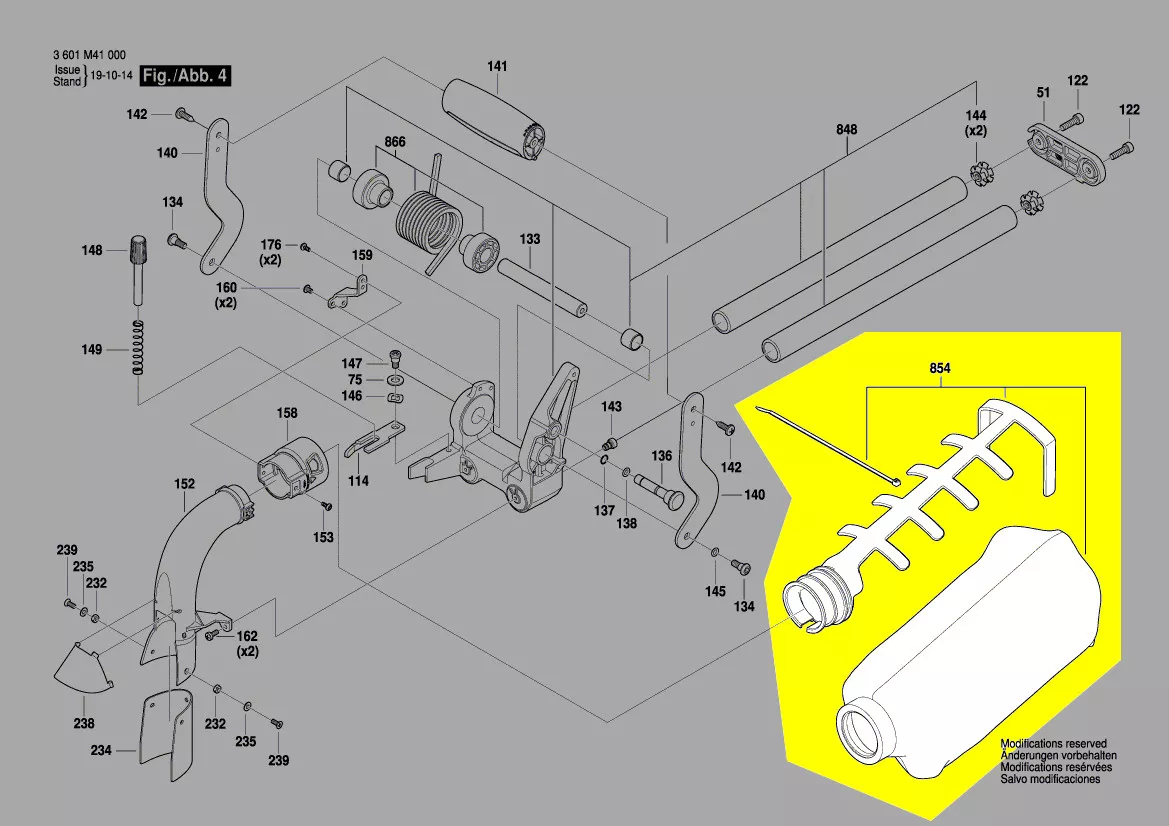 sac à poussière réf. 1 609 B06 278 Bosch